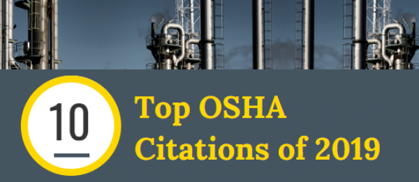 OSHA 2019年十大安全与健康违规