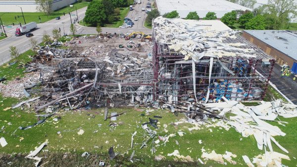 CSB发布了关于2019年伊利诺斯州沃基根AB特种硅酮工厂致命爆炸的新的安全视频