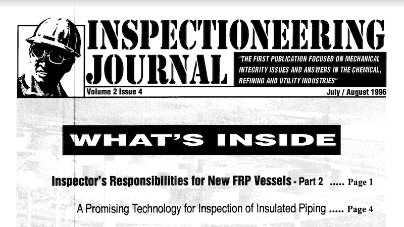 检查员对新FRP船只的职责：第2部分