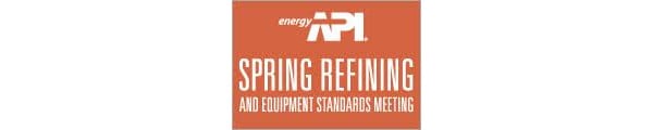 离API 2021年春季炼油和设备标准会议只有两周时间了!