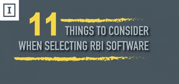 信息图:选择RBI软件时要考虑的11件事