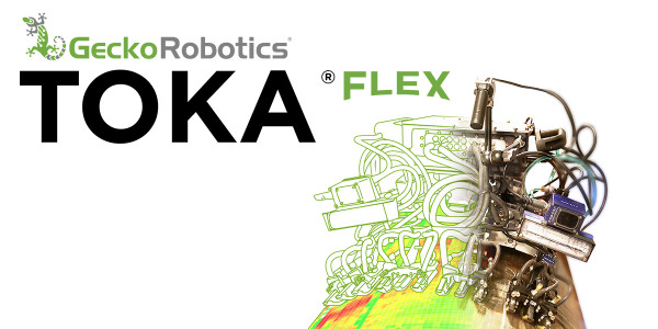 Gecko机器人公司推出了最新的检测机器人TOKA®Flex